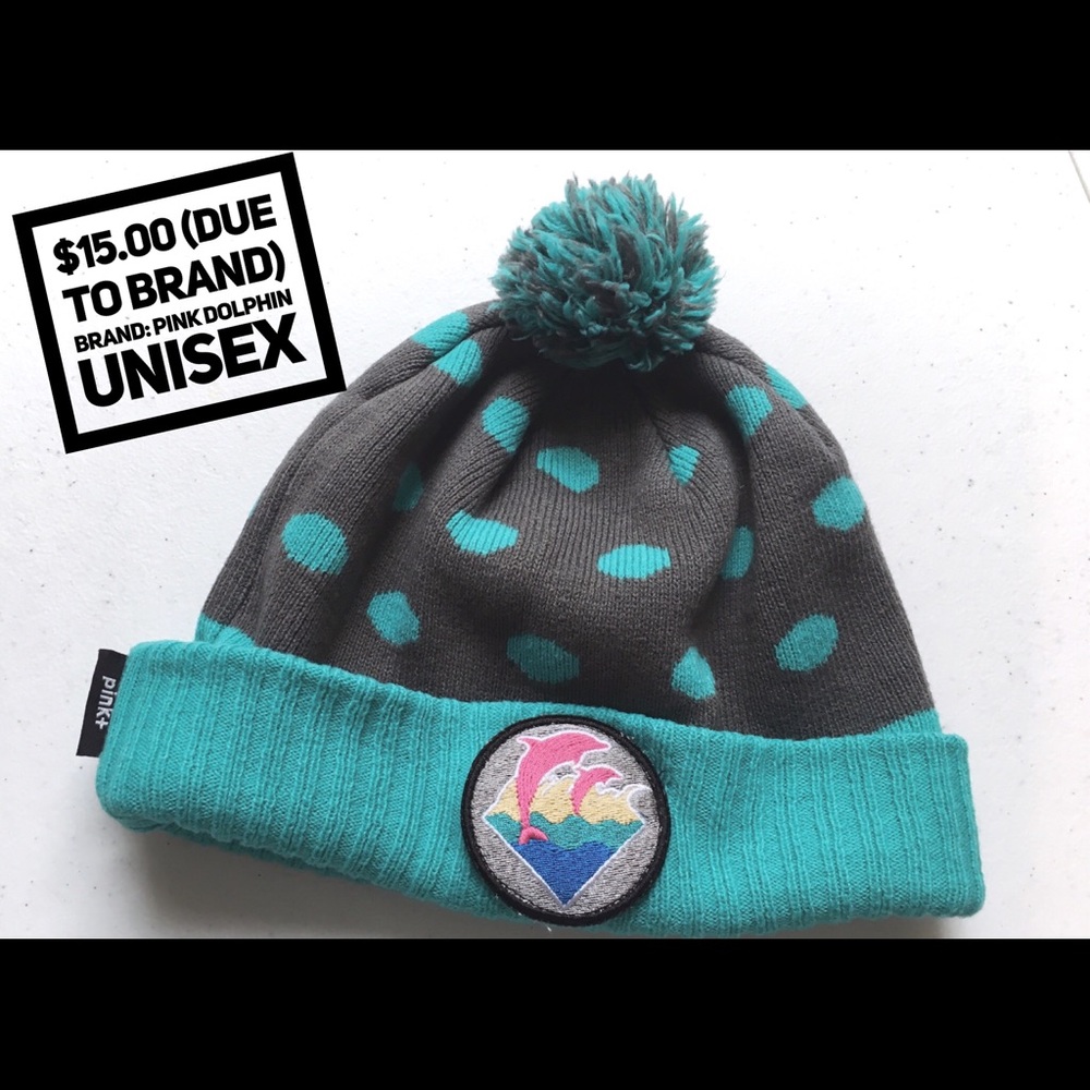 Pink Dolphin Beanie (unisex)